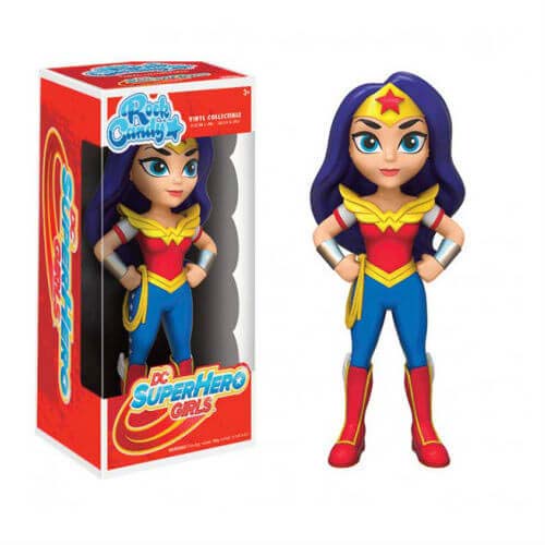 Figura Rock Candy Dc Super Hero Girls Wonder Woman
