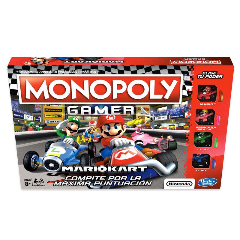 Juego Monopoly Mario Kart Hasbro